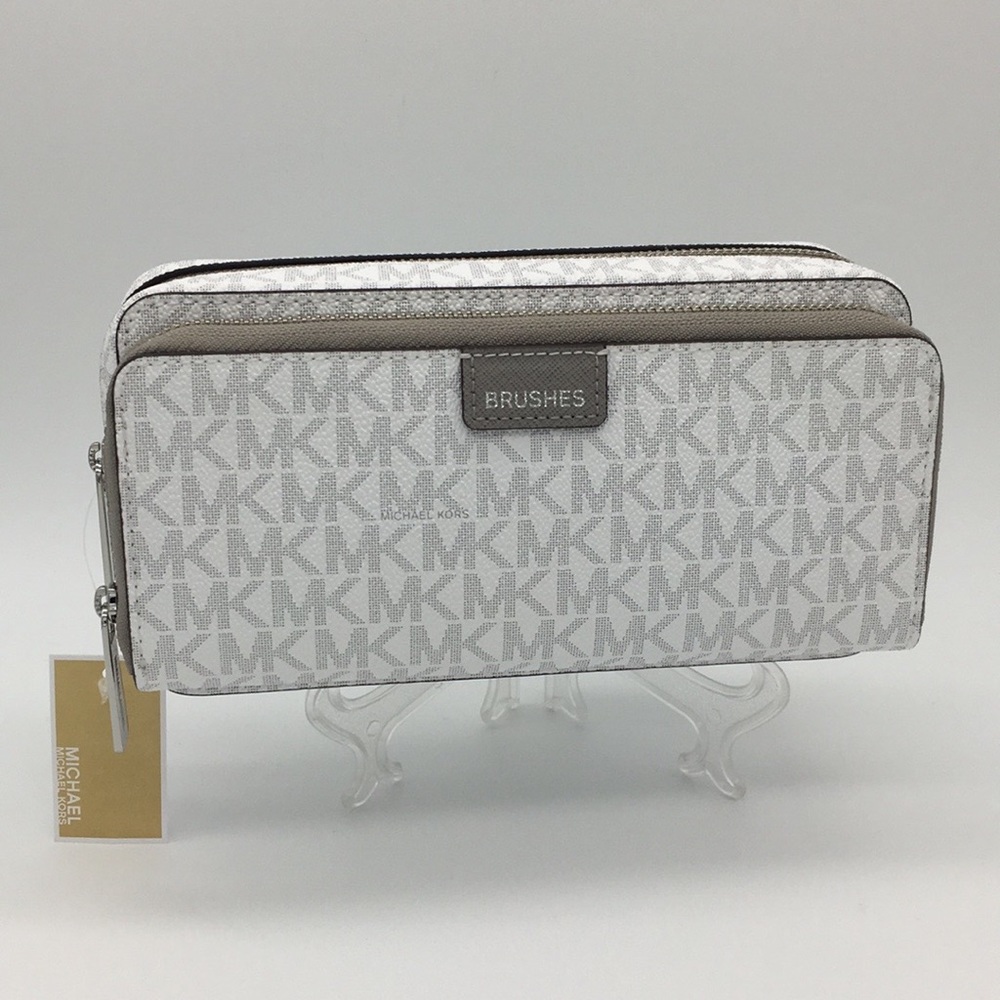 Michael Kors Jet Set Travel LG DBL ZIP TRV POUCH - Picture 2 of 12